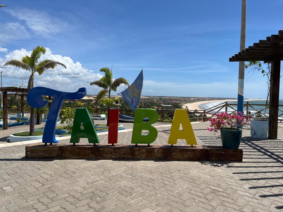 Flat Praia Da Taiba - Com Vista Mar Exterior foto
